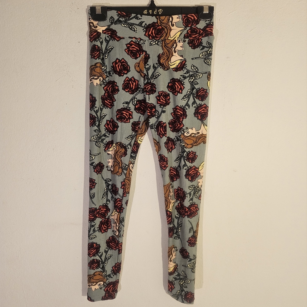 Disney LuLaRoe Belle Leggings OS